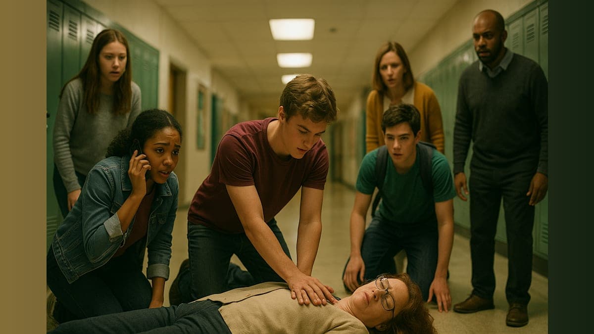 Heroic Students and Teachers Unite to Save Librarian's Life in Sacramento
