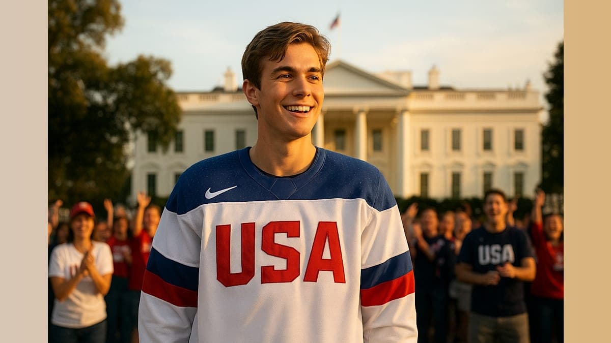 Hockey Dreams and Presidential Schemes: Team USA Hits the White House!