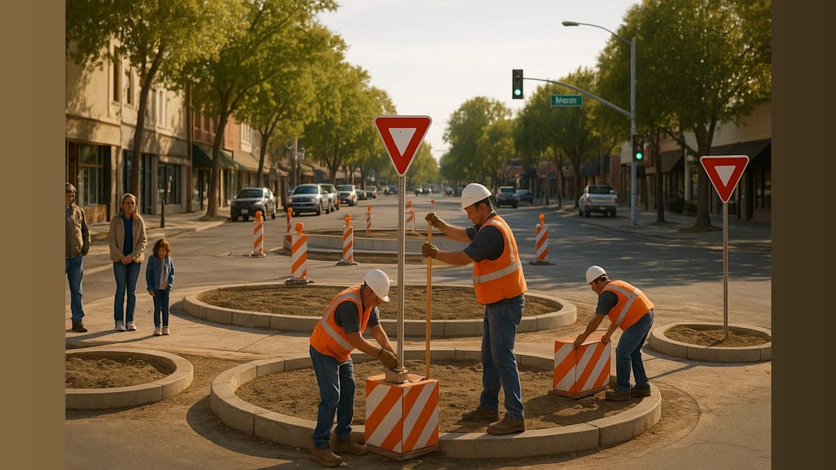 Roundabout Rebellion: Modesto’s New Traffic Circles Spark Community Debate!