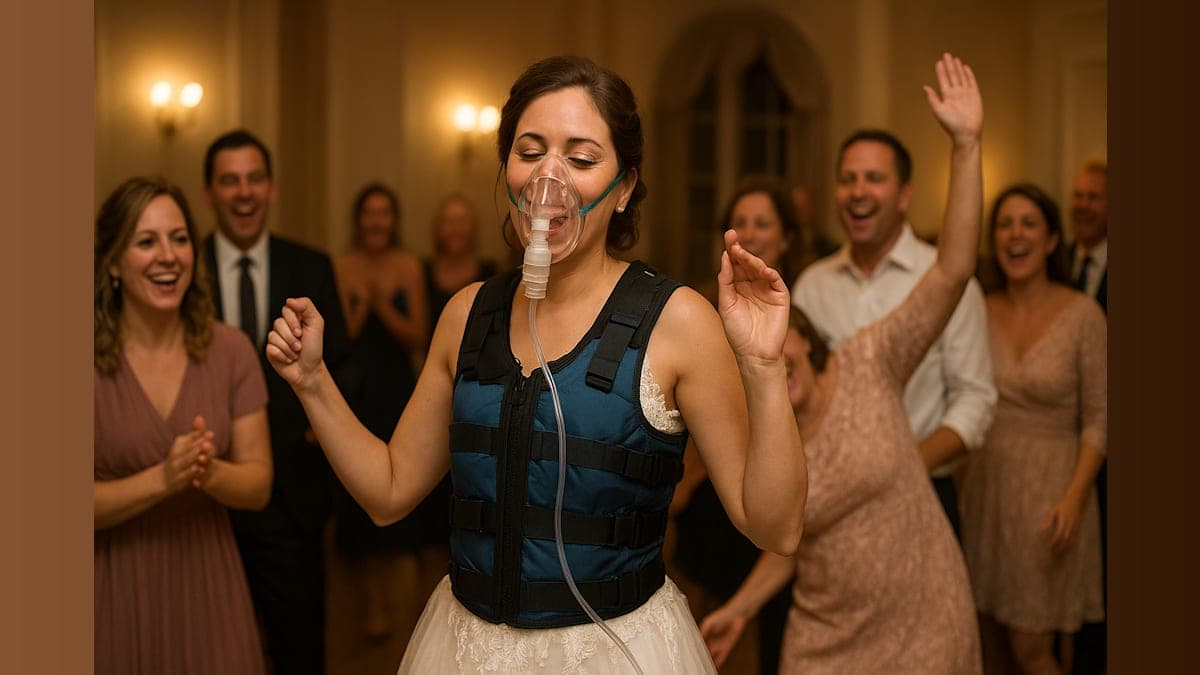 Dancing Through Treatment: A Bride's Heartwarming Wedding Moment Goes Viral