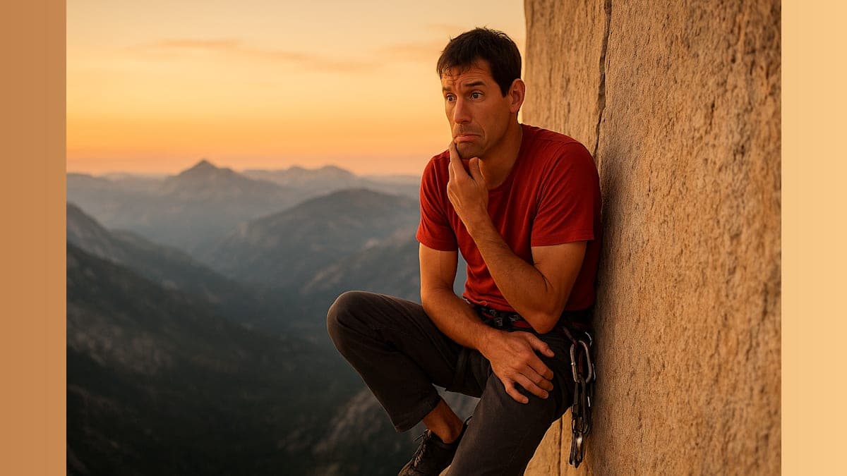Hanging by a Thread: Alex Honnold’s Surprising Take on Mountain Poop Breaks!