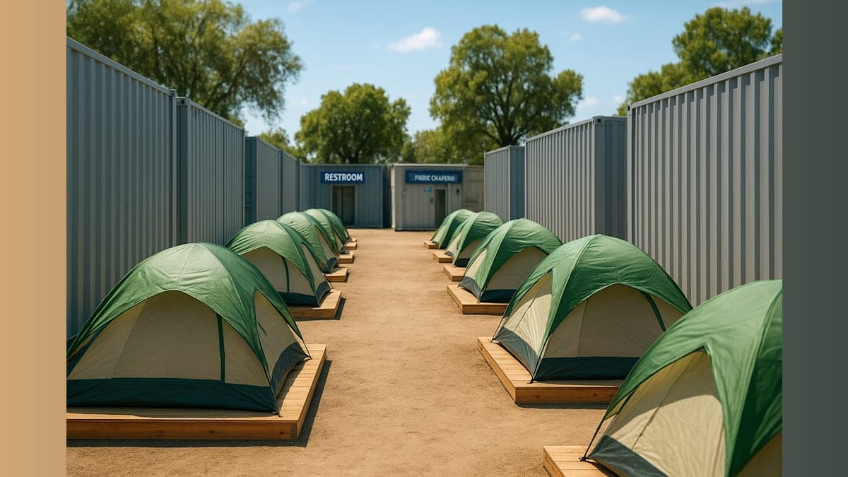 Sacramento's New Safe Camping Site: A Tent-tastic Solution to Homelessness?