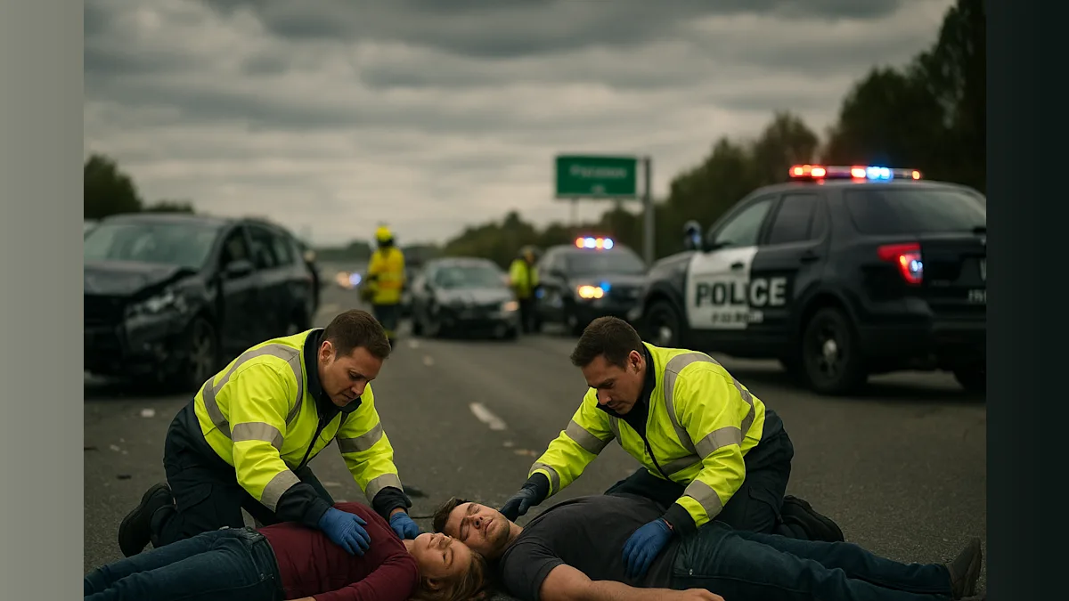 Traffic Chaos: Major Injuries on Highway 50!