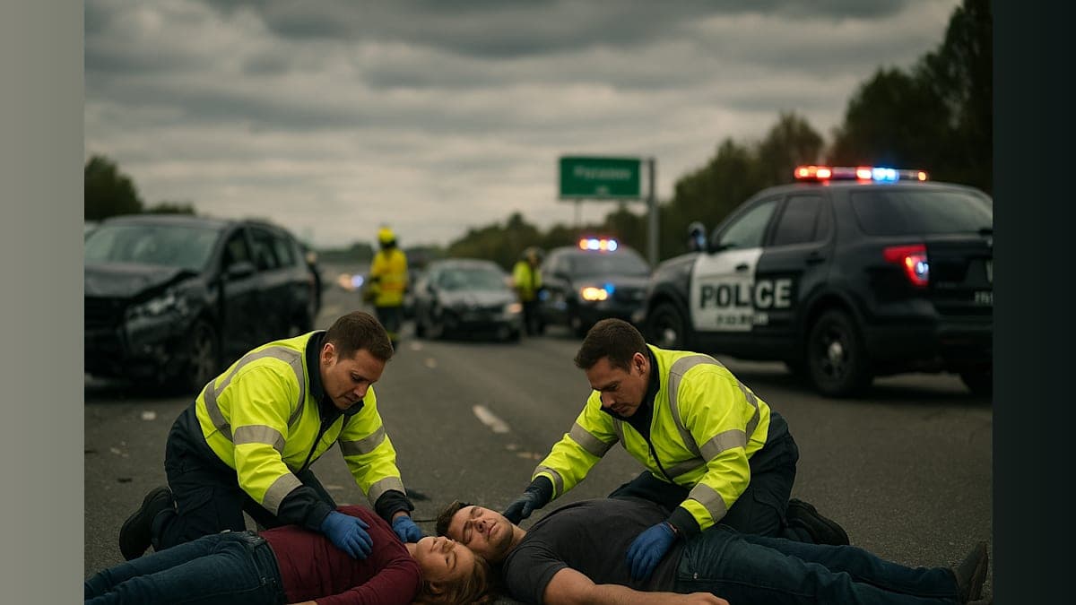 Traffic Chaos: Major Injuries on Highway 50!