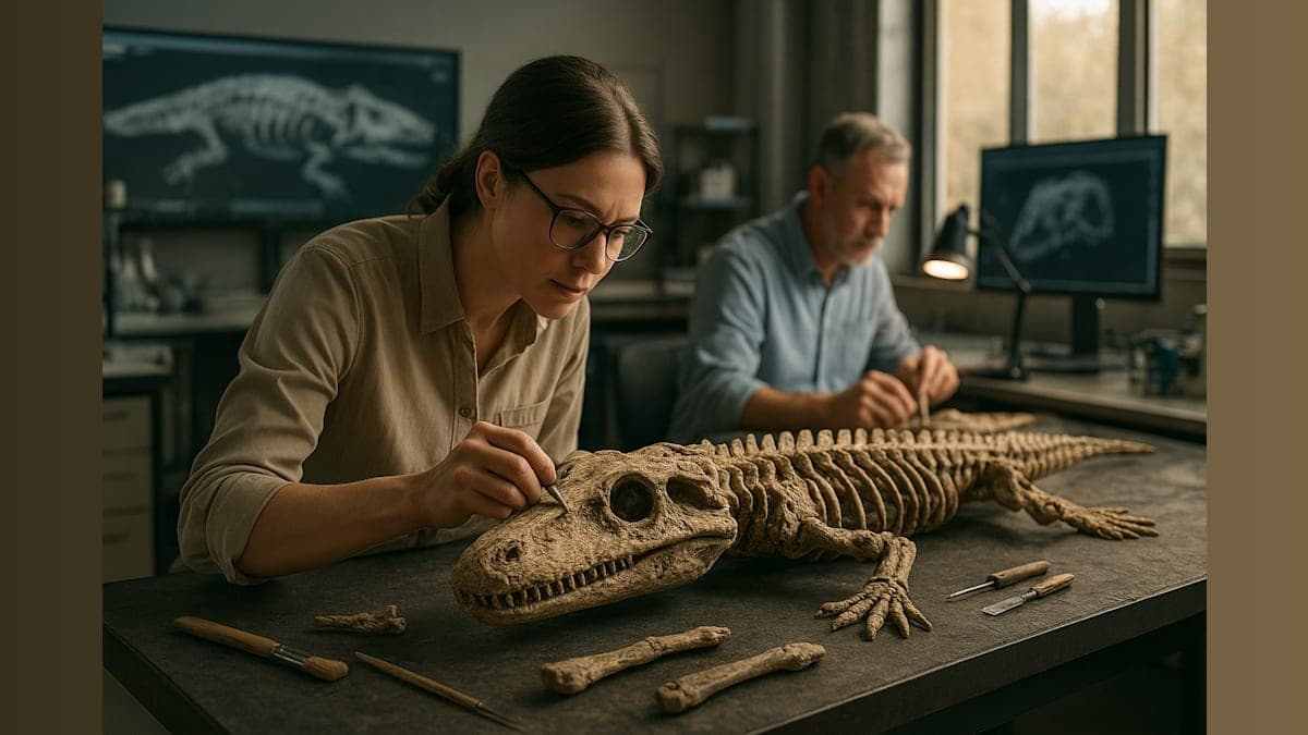 Lost Fossils: How a Giant Amphibian's Journey was Rediscovered