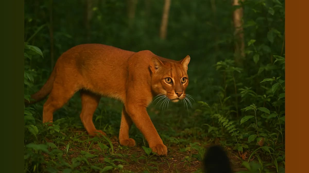 The Elusive 'Fire Tiger': Rare Footage of Thailand's Legendary Wildcat Surfaces!