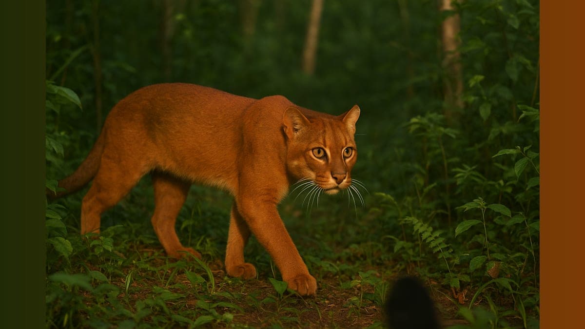 The Elusive 'Fire Tiger': Rare Footage of Thailand's Legendary Wildcat Surfaces!