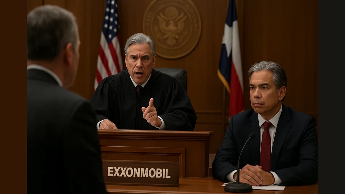 Legal Tensions Rise: ExxonMobil Takes On California's AG Over Plastic Claims
