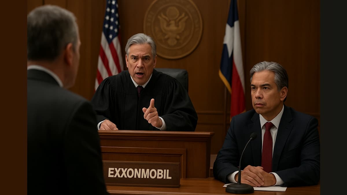 Legal Tensions Rise: ExxonMobil Takes On California's AG Over Plastic Claims