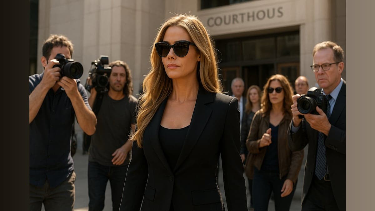 Courtroom Catwalk: Denise Richards Struts in Style While Aaron Phypers Battles for Cash!