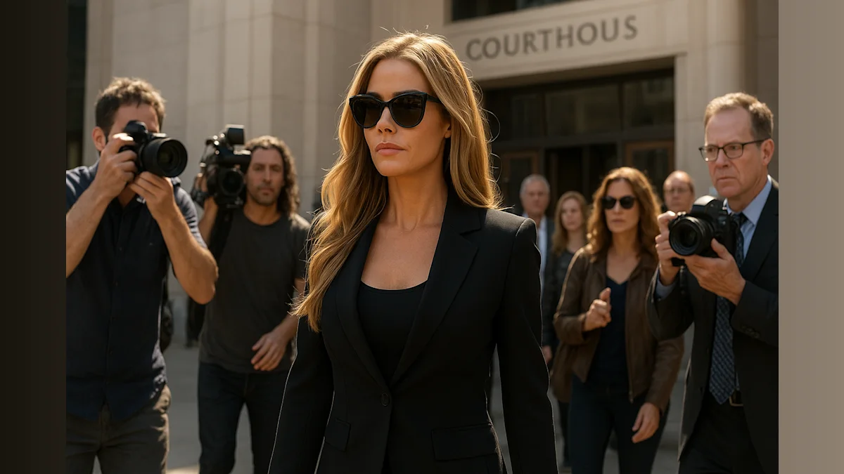 Courtroom Catwalk: Denise Richards Struts in Style While Aaron Phypers Battles for Cash!