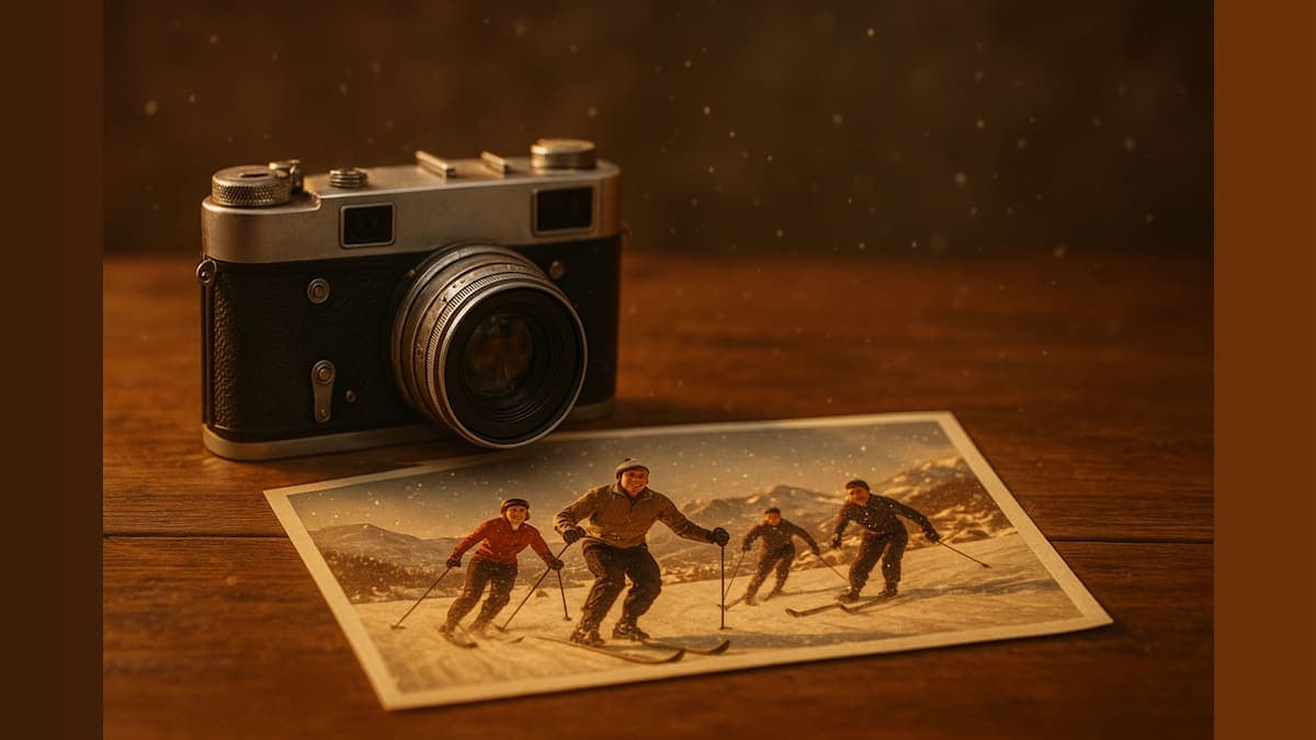 Lost in Time: The Mystery of the Forgotten Ski Trip Captured on Film