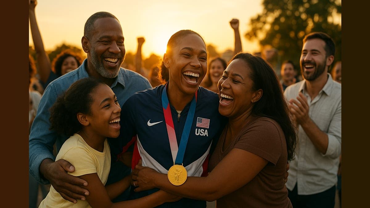 NFL Stars Cheer on Olympic Hopeful Laila Edwards with Heartwarming Support!