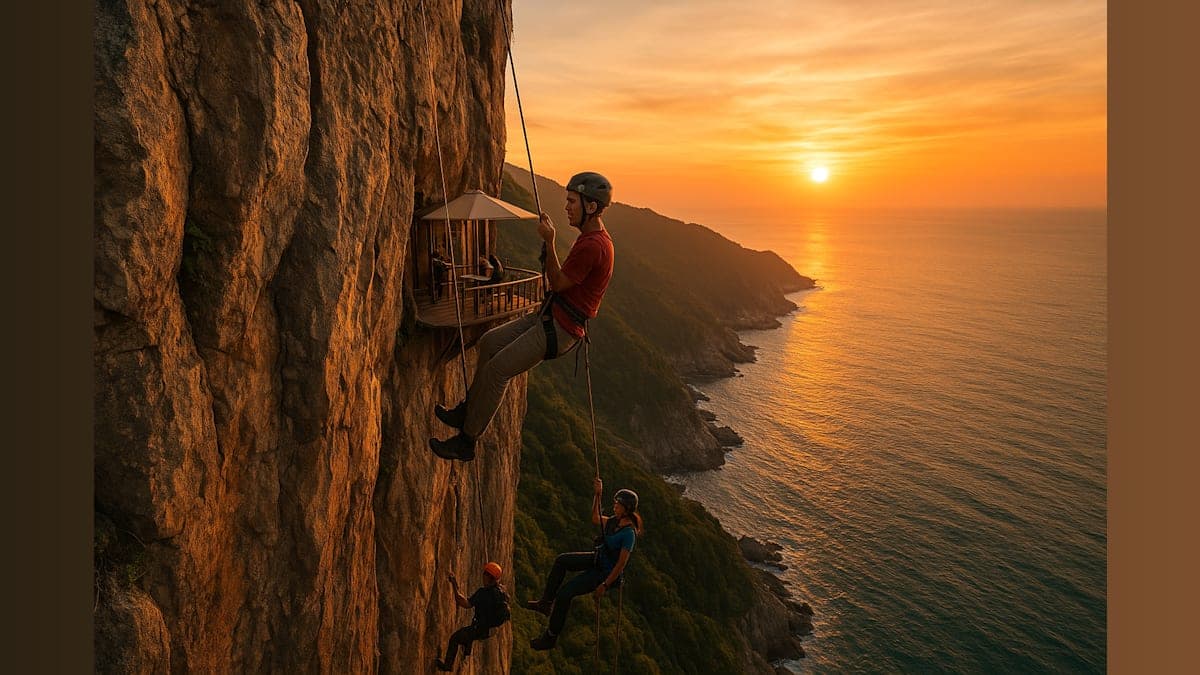 Dare to Sip? The World's Most Thrilling Café Is Literally a Cliffhanger!