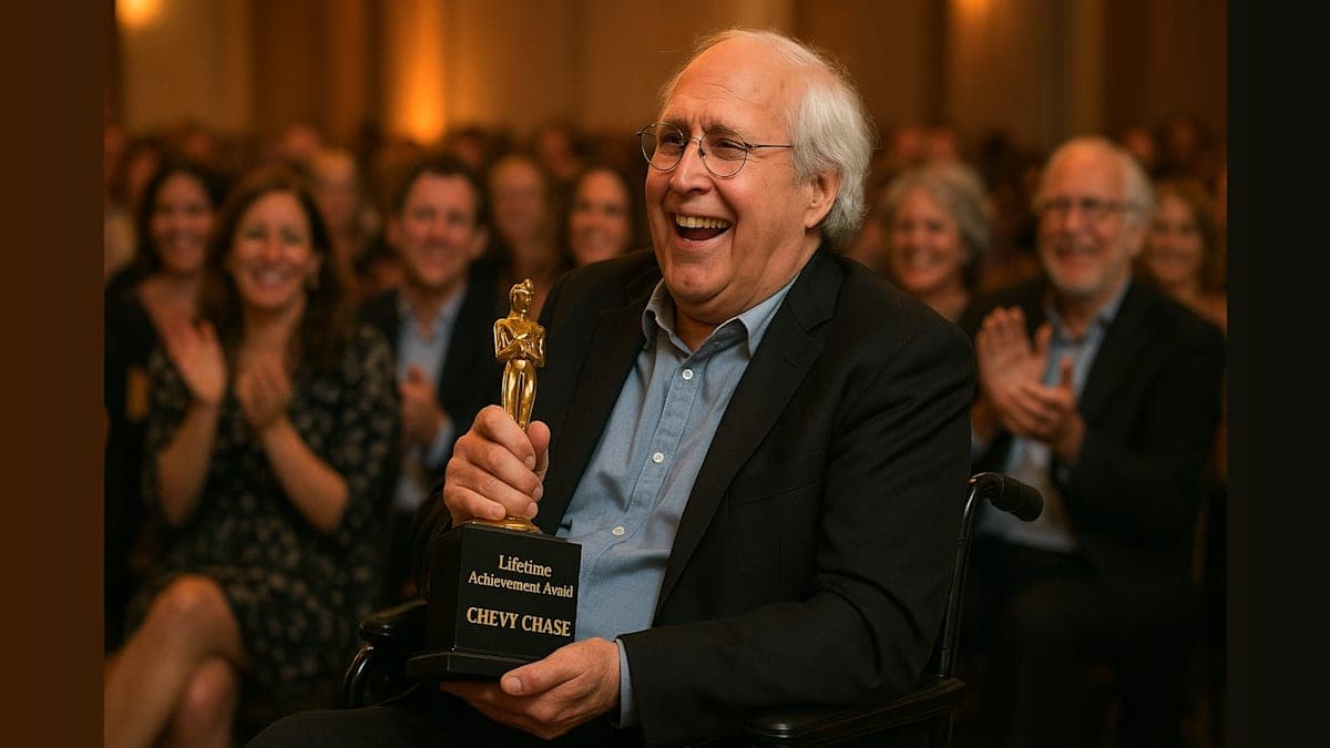 Chevy Chase in a Wheelchair: Accepting Awards and Opening Up in New Documentary!
