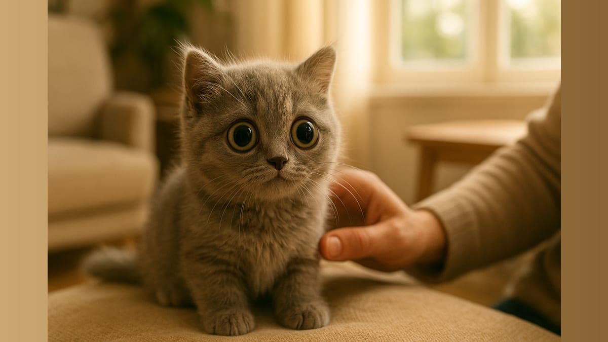 Meet Dorito: The Kitten with Eyes Bigger Than Your Ex's Lies!
