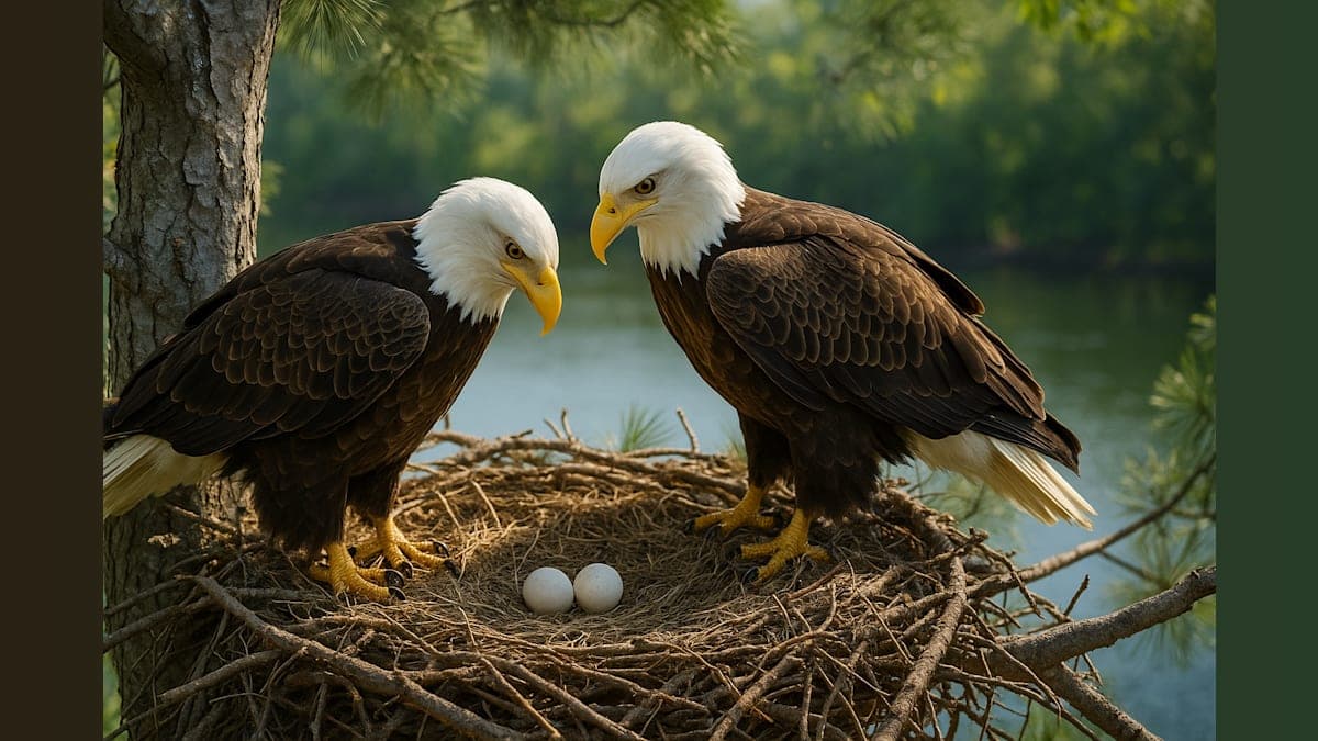 Eagle Eyeing a Comeback: Mama and Papa’s Nest Resurgence at Lake Natoma!