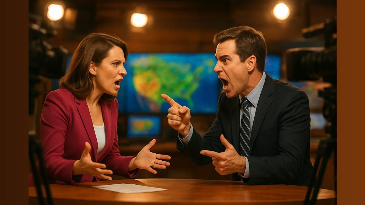 Weather Gone Wild: News Anchor and Meteorologist Throw Down on Live TV!