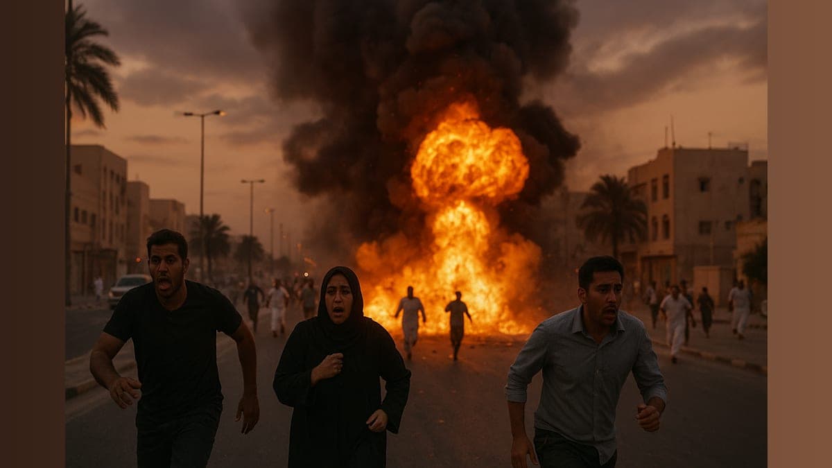 Missile Mayhem: Qatar's Explosive Encounter in a Day of Military Drama!