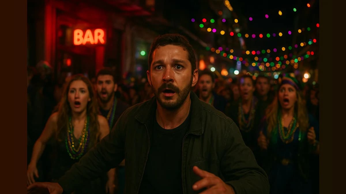 Shia LaBeouf's Mardi Gras Mayhem: Between a Fight and a Complex!