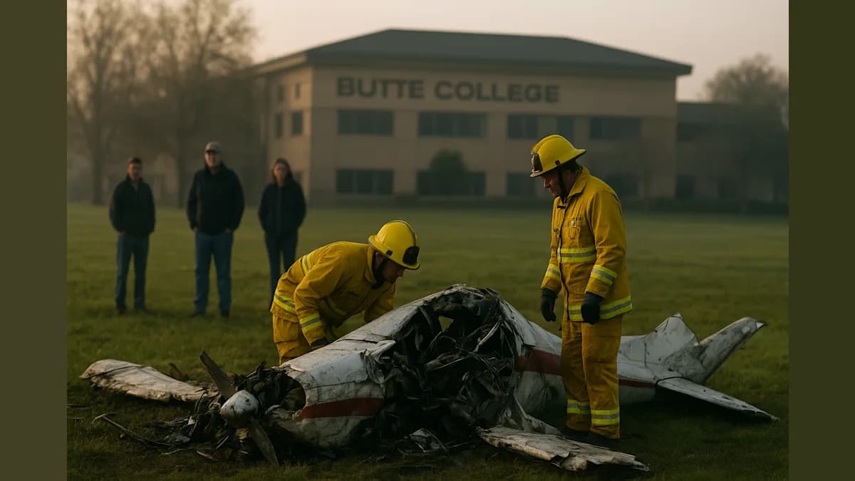 Tragedy Strikes in Butte County: Plane Crash Claims One Life Near Butte College