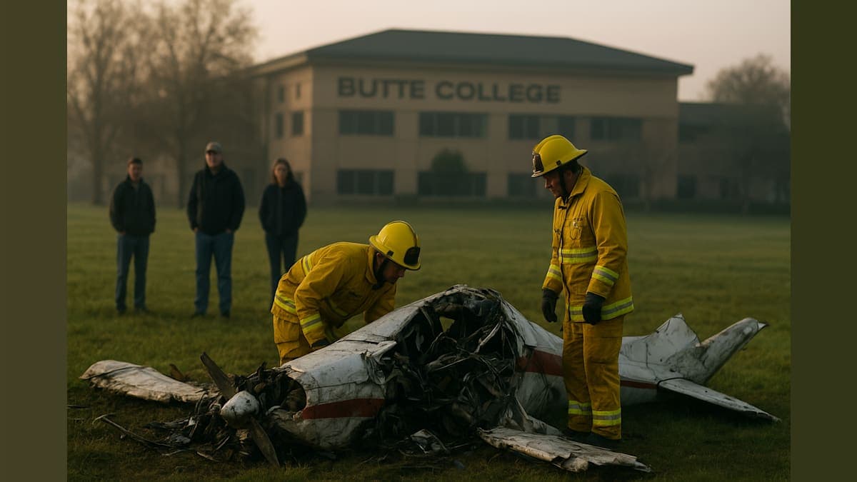Tragedy Strikes in Butte County: Plane Crash Claims One Life Near Butte College