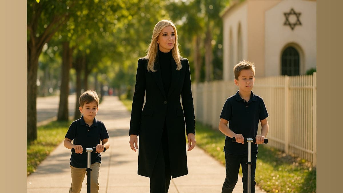 Ivanka Trump Goes Black in Miami: Family Time Amidst International Turmoil!