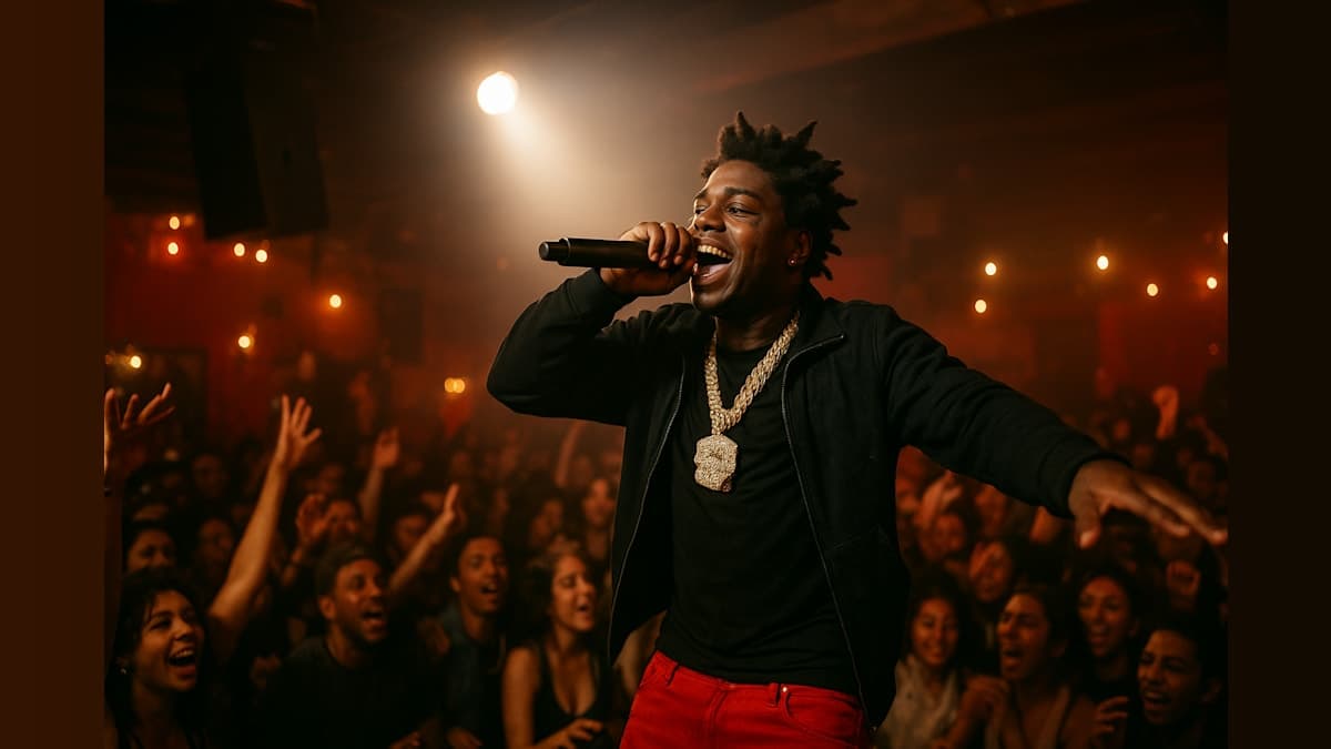 From Flight Delays to Free Performances: Kodak Black's Unexpected Night Out!