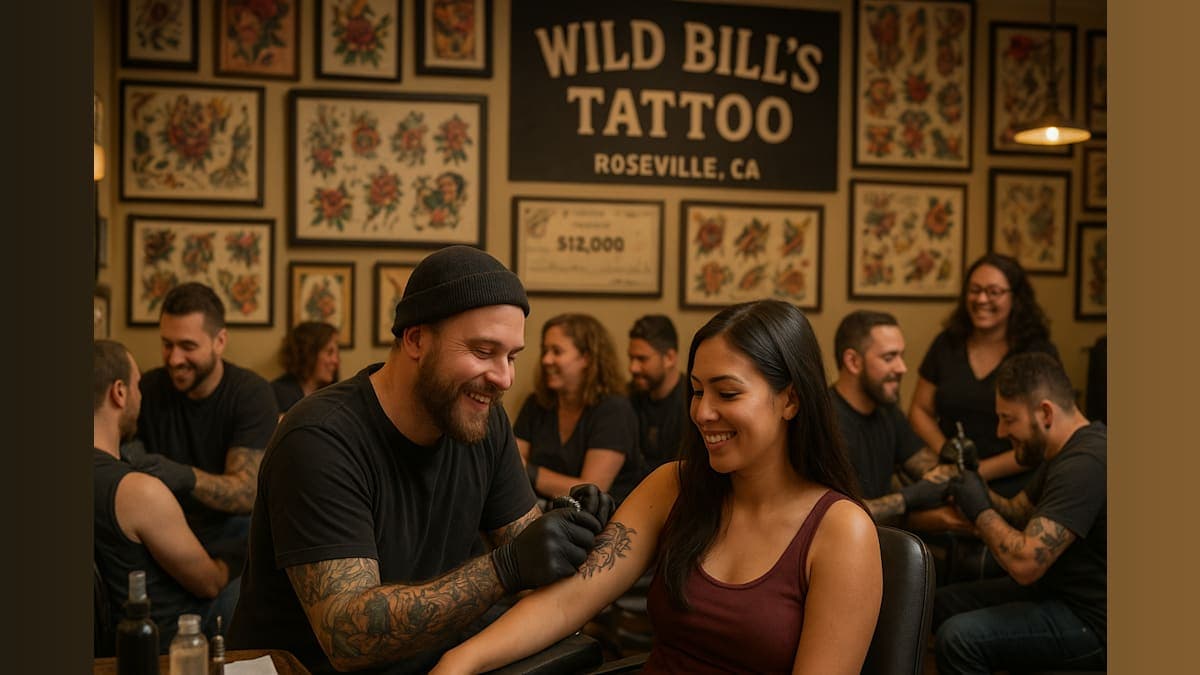 Inked Hearts: How a Tattoo Shop in Roseville is Changing Lives for Kids in Need