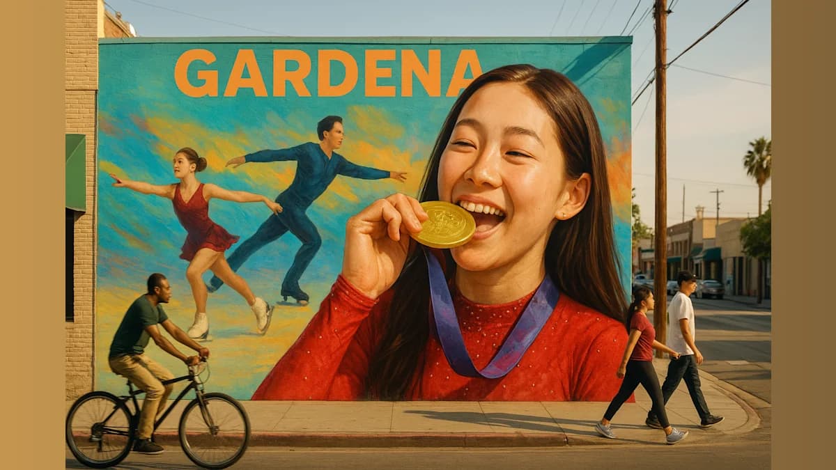 Alysa Liu Celebrated: New Mural Takes Olympic Gold to New Heights!