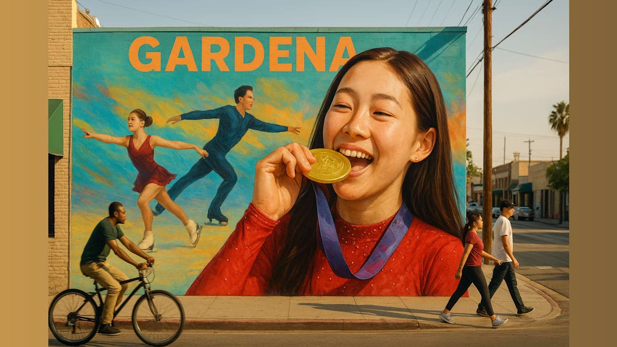 Alysa Liu Celebrated: New Mural Takes Olympic Gold to New Heights!