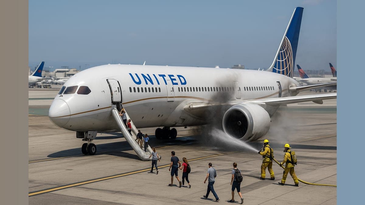 When Flights Turn into Fire Drills: United Airlines' Dramatic Emergency Landing