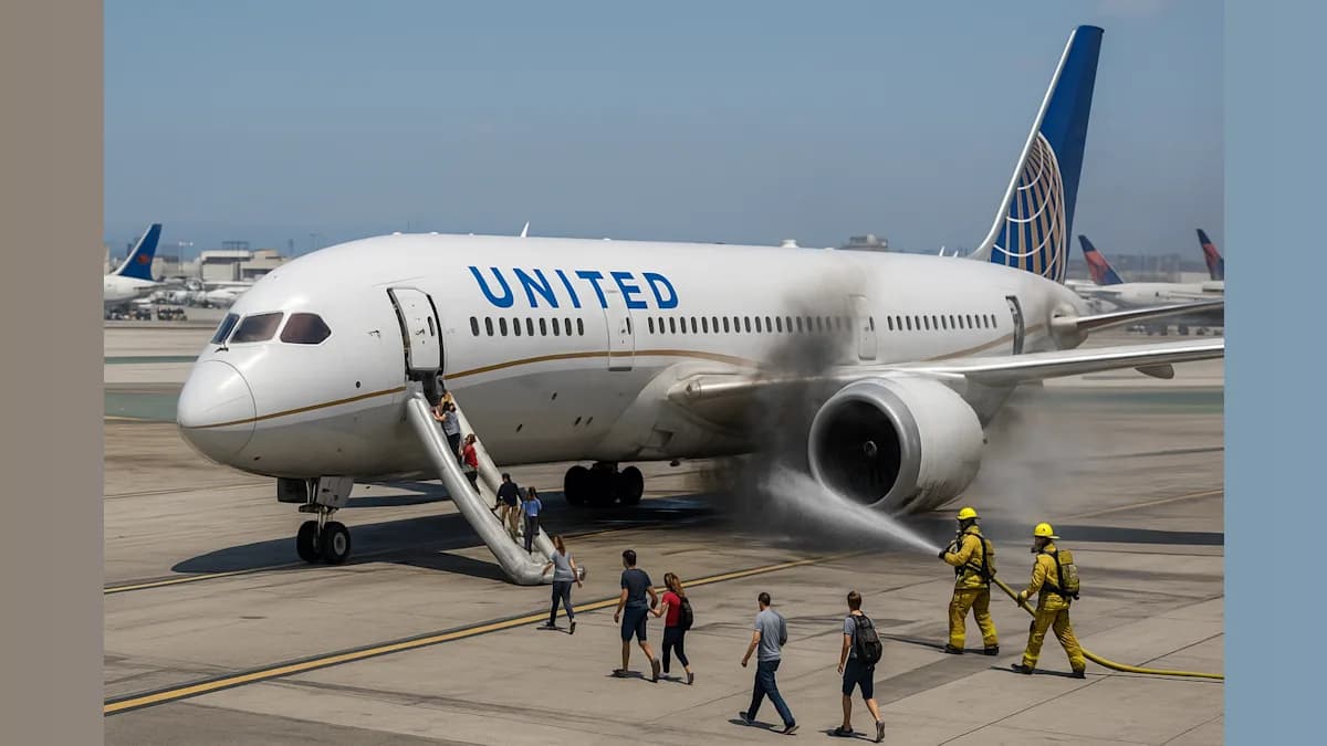 When Flights Turn into Fire Drills: United Airlines' Dramatic Emergency Landing