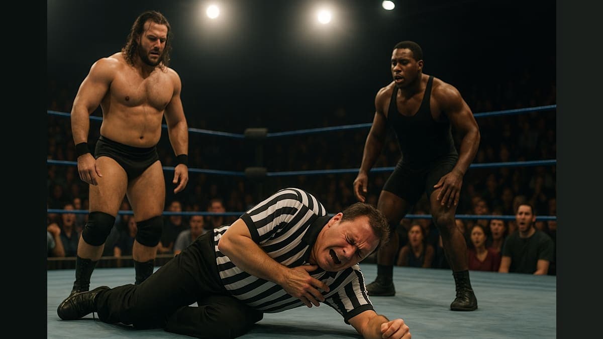 When Wrestling Takes a Turn: Ref’s Seizure Shakes the Ring and Calls for Prayers