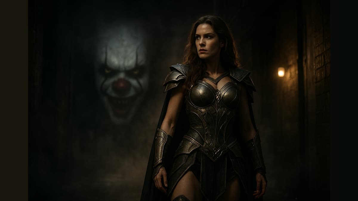 Who is This Sexy Final Girl Battling Clowns and Saving Brothers?