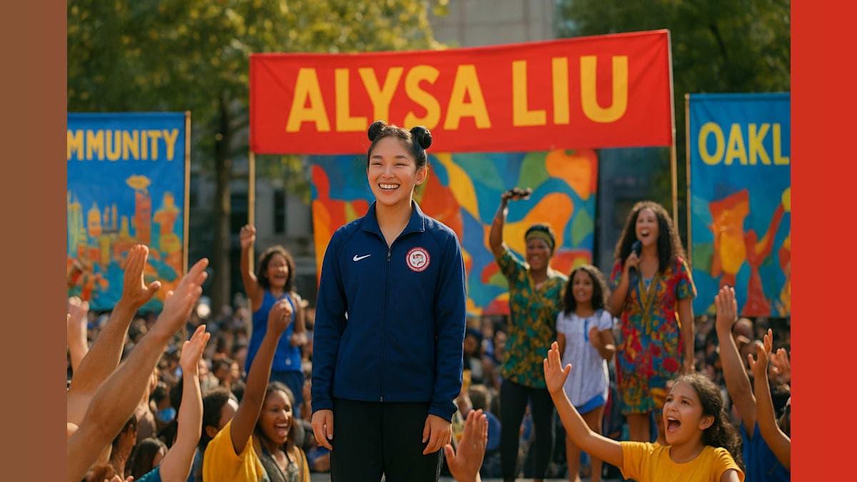 Alysa Liu forgoes Parade Glam for Hometown Love: A Celebration Rally in Oakland!