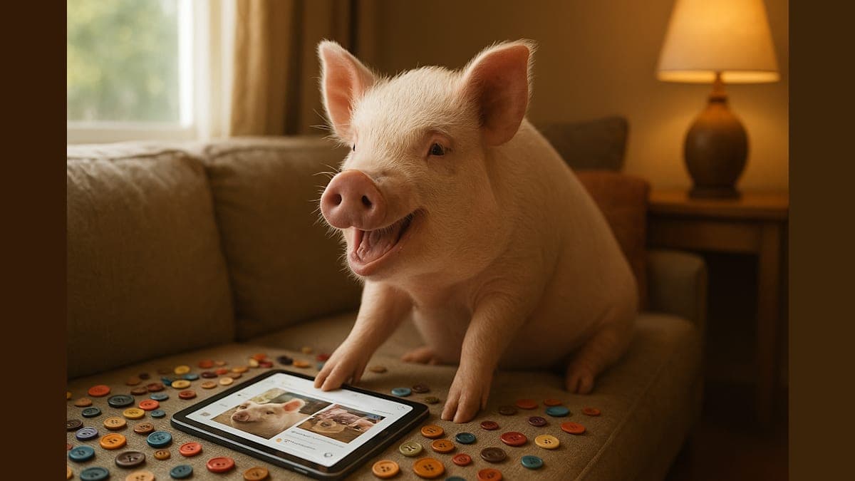 Merlin the Pig: The Insta-Star Who Proved Pigs Can Fly (to Fame)!