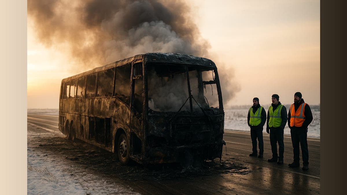 Blown Away: Bert Kreischer's Bus Fire Drama Unfolds on I-94