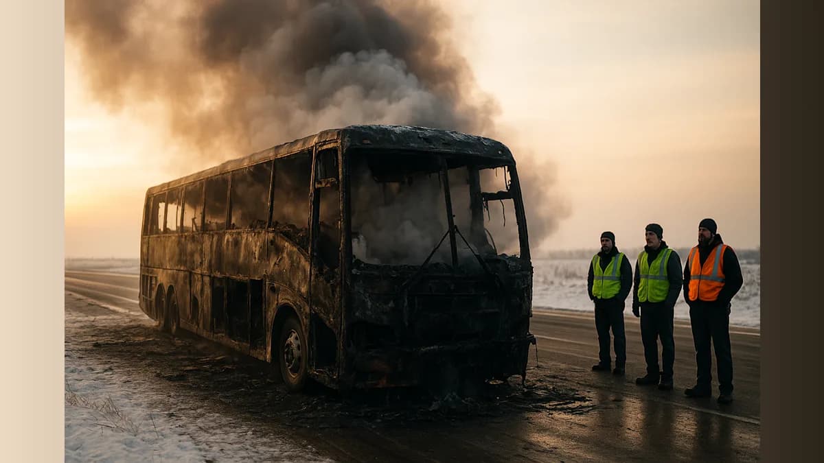 Blown Away: Bert Kreischer's Bus Fire Drama Unfolds on I-94