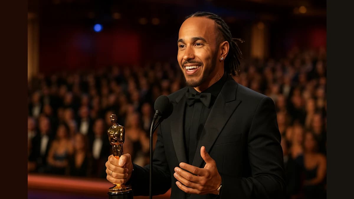 Race Cars and Oscars: Lewis Hamilton Takes the Fast Track to Hollywood Glory!