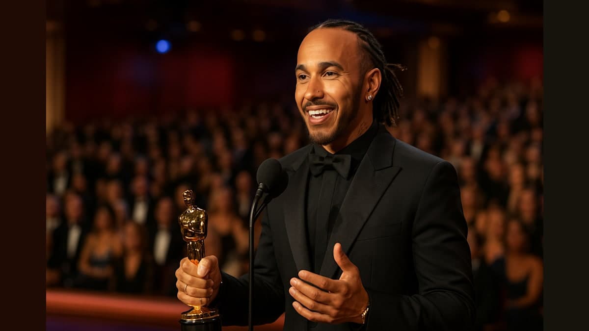 Race Cars and Oscars: Lewis Hamilton Takes the Fast Track to Hollywood Glory!