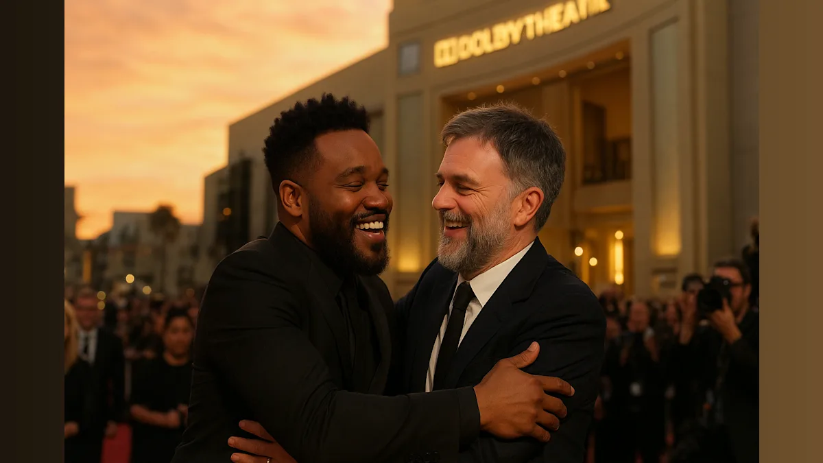 When Movie Giants Collide: A Hug at the Oscars to Remember!