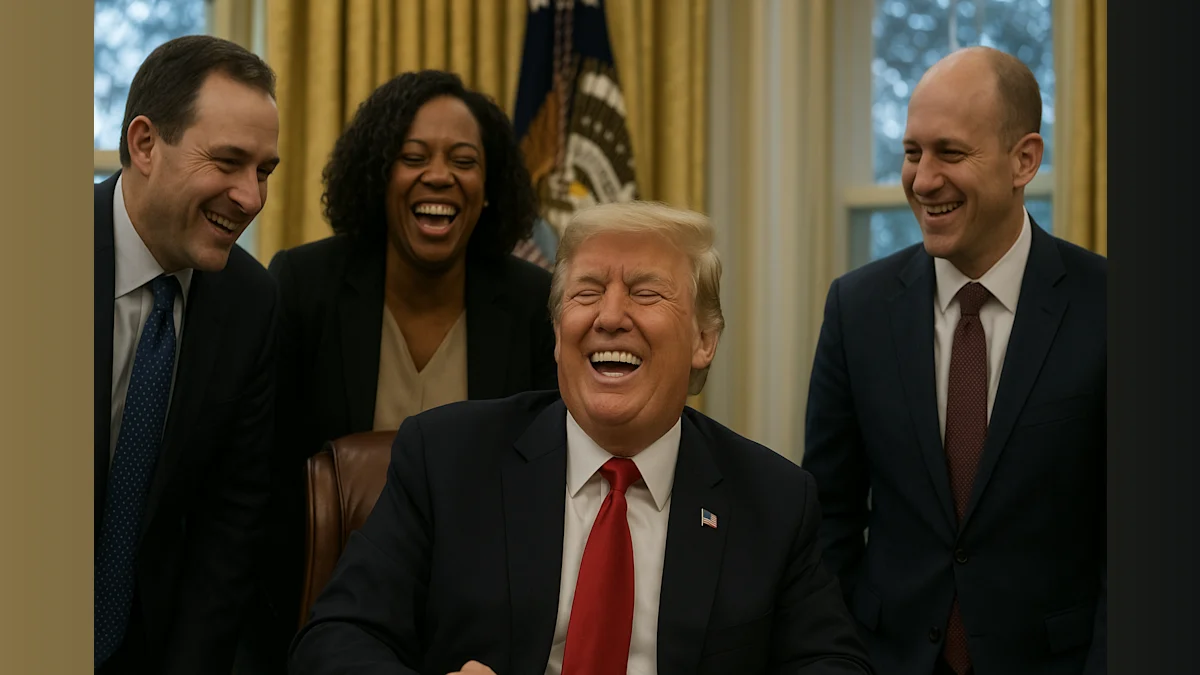 Trump's-Giggles-and-Iran's-New-Supreme-Leader: When Politics Gets Comedic
