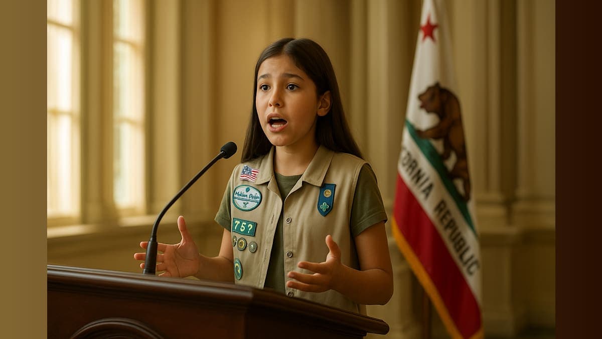 How a Sacramento Girl Scout is Turning Up the Heat on School Safety