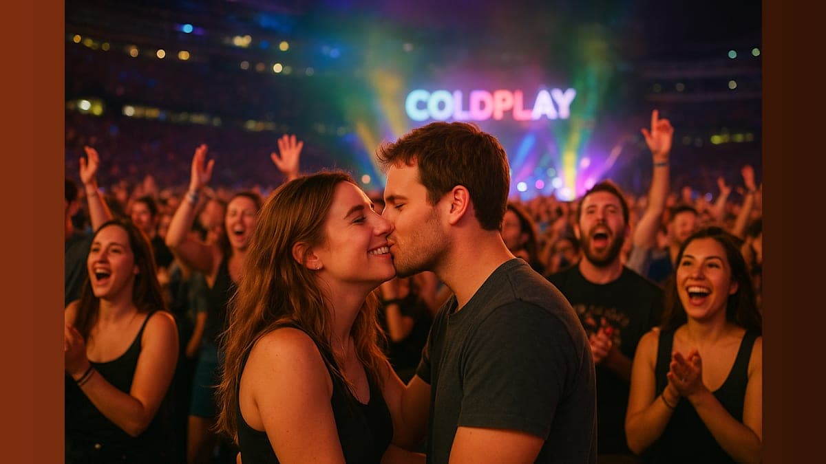 Kiss Cam Drama: Kristin Cabot’s Coldplay Night Takes an Unexpected Turn!