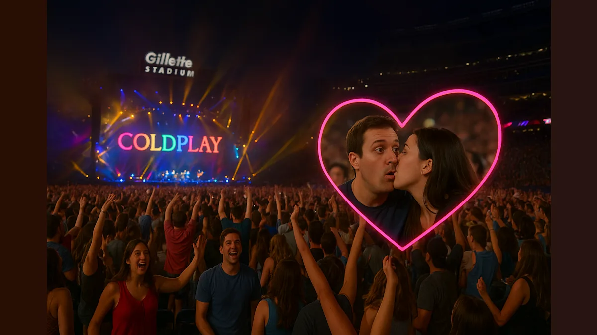 Caught on Camera: Kristin Cabot's Coldplay Concert Drama Unfolds!