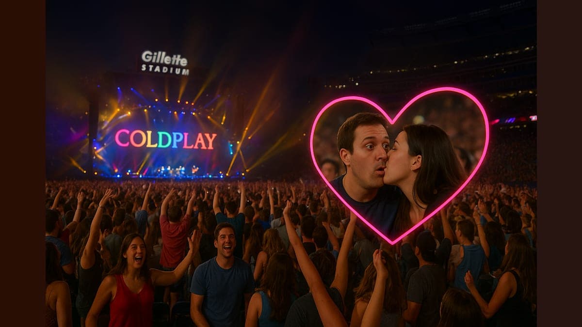 Caught on Camera: Kristin Cabot's Coldplay Concert Drama Unfolds!