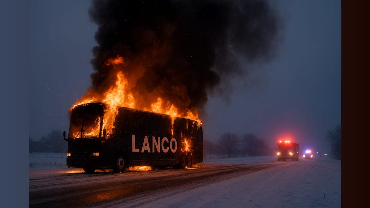 Tour Bus Gone Up in Flames: LANCO's Harrowing Night in Iowa