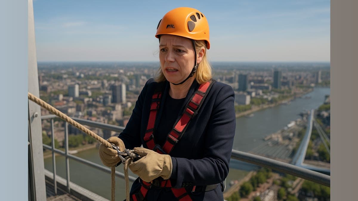 Mayor's Daring Plan: Abseil from the Sky to Boost Voter Turnout!