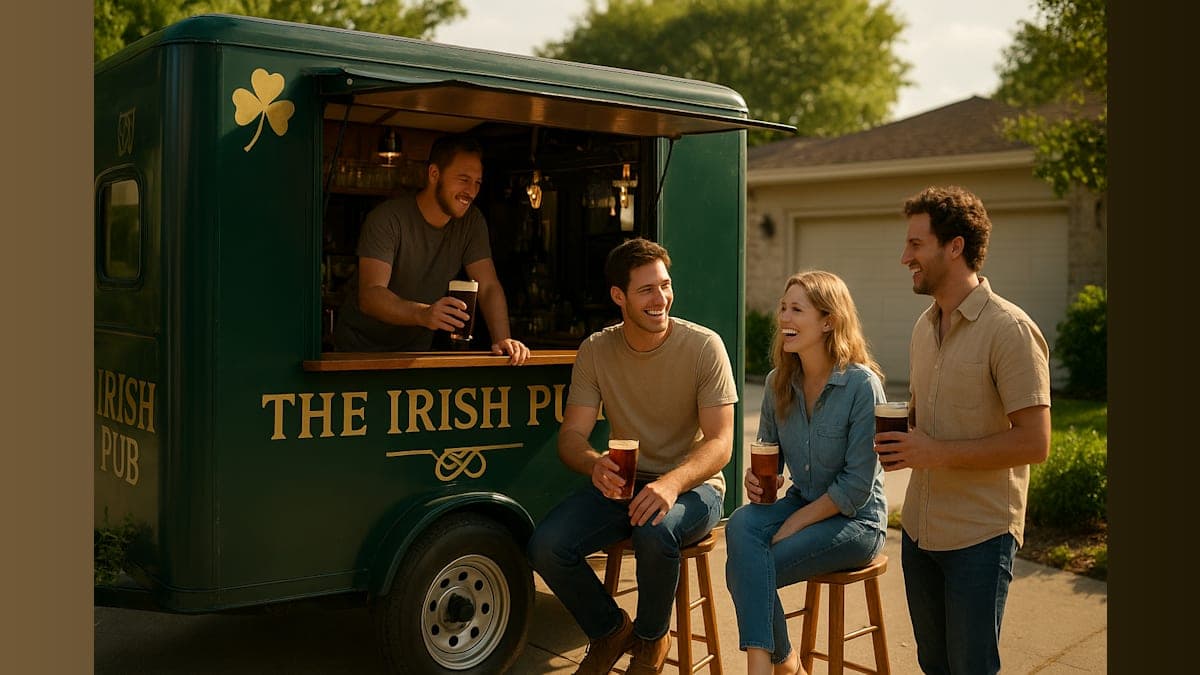 Rolling Irish Cheers: The Portable Pubs Taking New England by Storm!